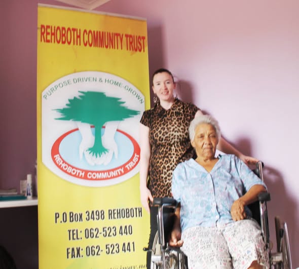 Wheelchair donation - elderly recipient