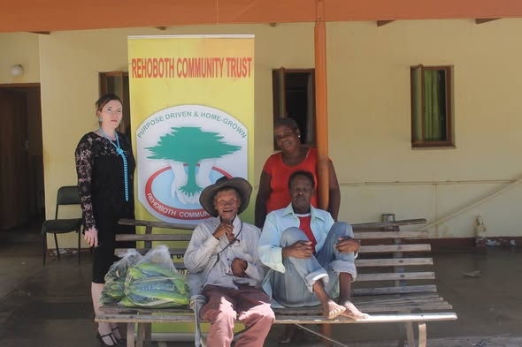 Cucumber donation to old age homes