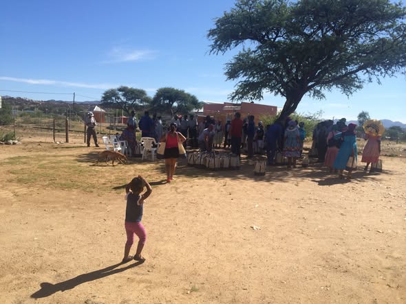 Christmas hamper distribution - beneficiaries